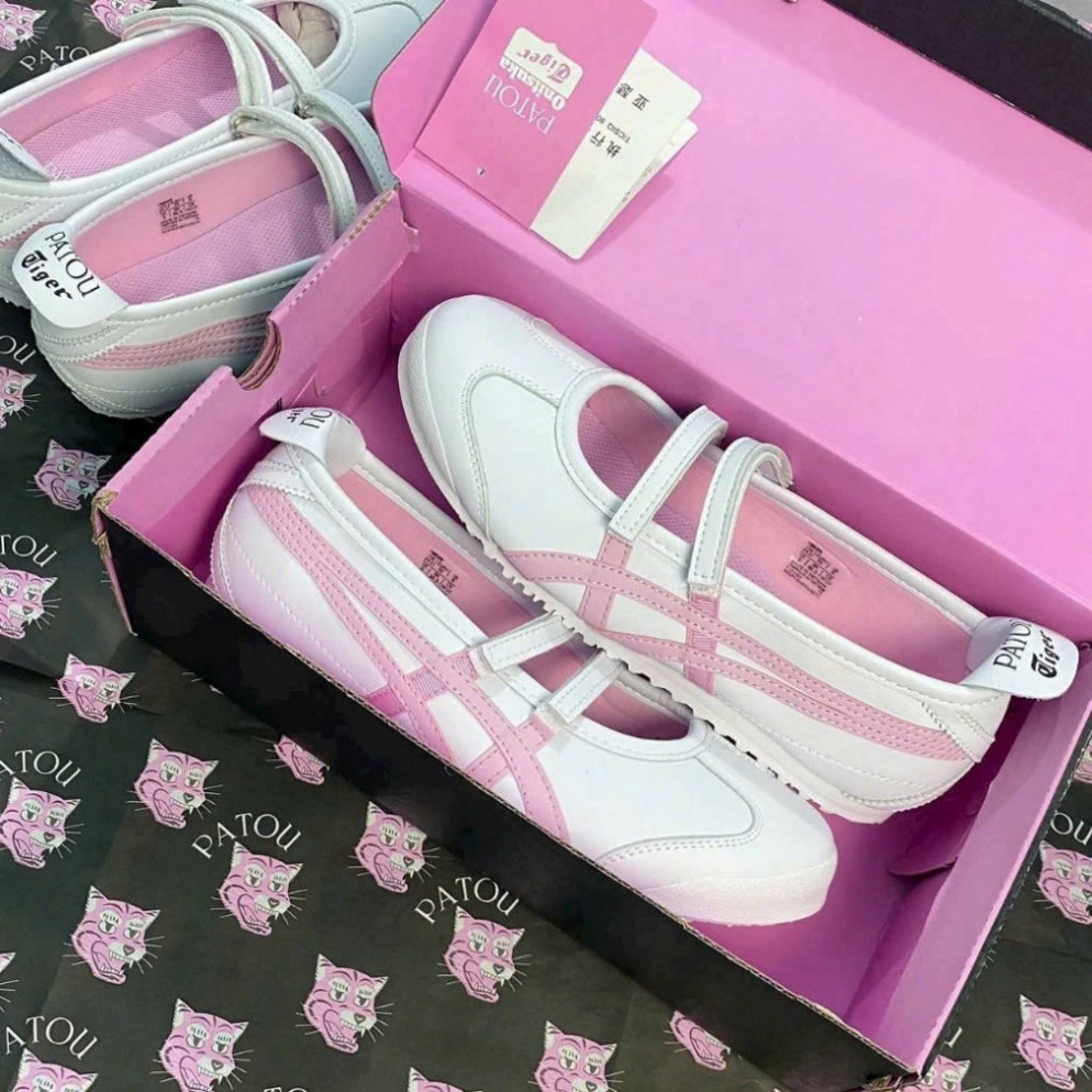 [ SNK Best ] Giày Onitsuka Tiger Mexico 66 Ballerina White Cotton Candy, đủ size cho nữ