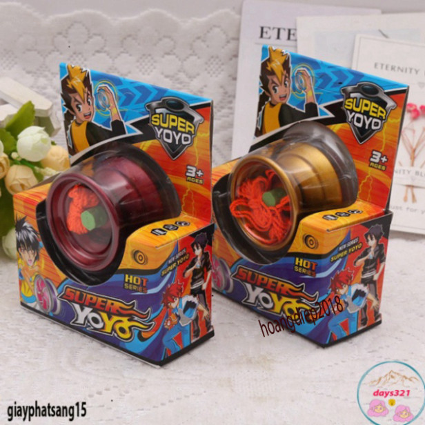 Đồ chơi YOYO Spiderman bằng sắt cho trẻ, dụng cụ giải trí YO Kwon Do, giao mẫu ngẫu nhiên cho bé.