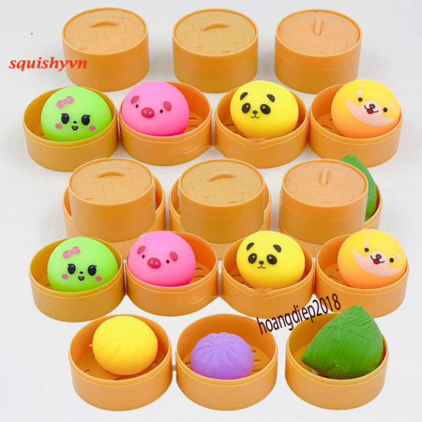 ⚡ HOT TREND ⚡ [RẺ VÔ ĐỊCH] Bánh Bao Bóp Giảm Stress, Đồ Chơi Bóp Tay Xả Stress, Bánh Bao Bóp Giảm Că