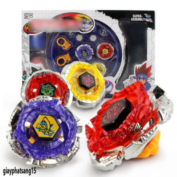 Bộ công cụ giải trí xoay hồi chuyển Beyblade Burst GT B-150 Union Achilles CN XT có dây phóng/thước