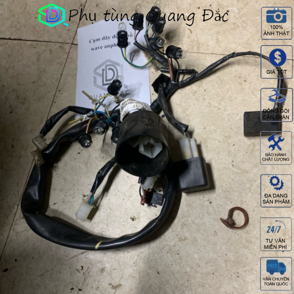 dây điện đồng hồ thời trang xe wave 110 k89 hàng tháo xe quang đắc store