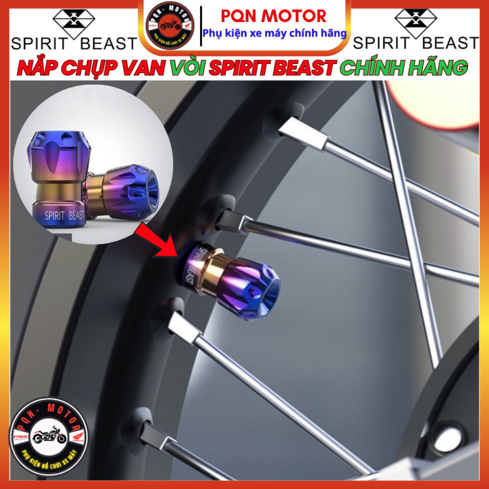 Nắp Chụp Van Vòi Spirit Beast L3 L4 Chính Hãng – Phụ Kiện Xe Máy Ô Tô Cao Cấp, Bền Đẹp