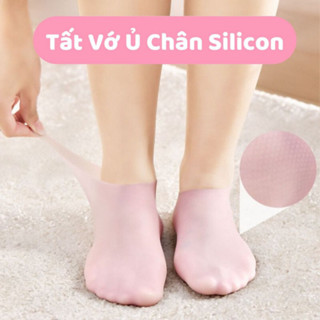  Tất Ủ Chân  Tay Silicon Ủ Kem Dưỡng Ẩm Chống Khô Da Nứt Nẻ Gót Vớ Ủ Chân Tay Giúp Bảo Vệ Da Dưỡng Trắng Mềm 