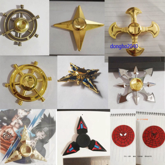 Con Quay Hand Fidget Spinner Kim Loại màu vàng loại đẹp- Con quay spinner