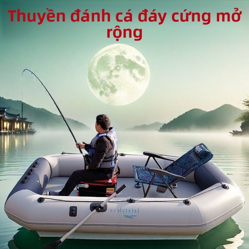 Thuyền bơm hơi rộng, xuồng cao su, thuyền câu cá đáy cứng3/45Thuyền Kayak Bơm Hơi, Thuyền Mồi, Thuyề