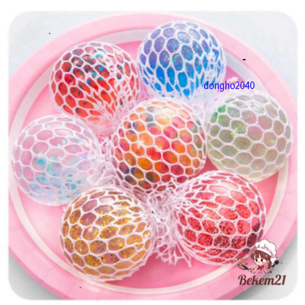 Bóng Lưới Slime HẠT NỞ - Trứng Lưới Squishy HẠT NỞ