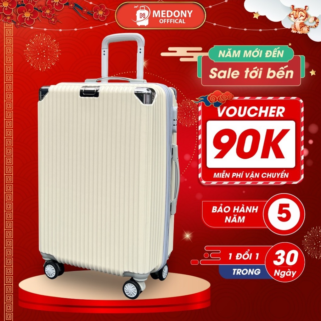 VALILIZ VN867 - Vali kéo nhựa cao cấp, bảo hành 5 năm, 1 đổi 1 trong 30 ngày