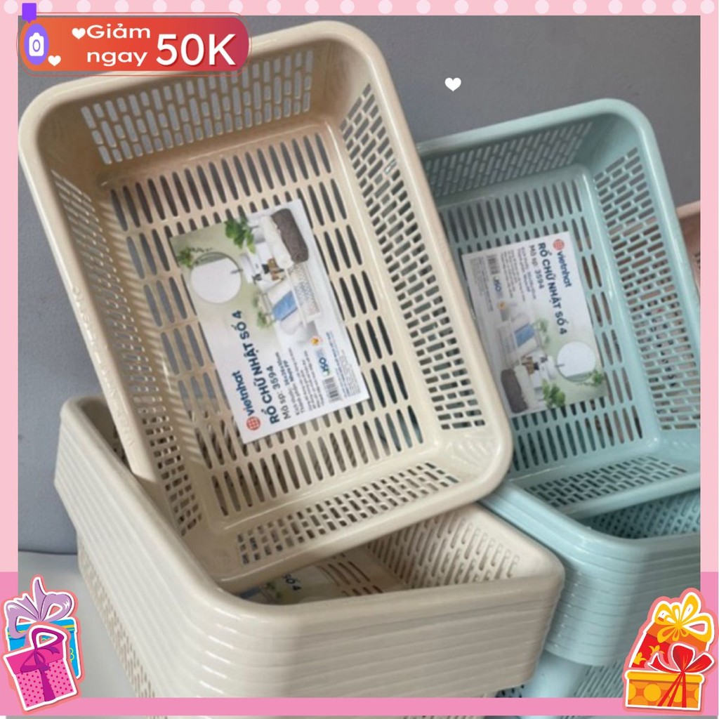 (giá sỉ) Rổ nhựa đựng đồ đa năng ,rổ nhựa đựng đồ dùng học tập , rổ đựng tài liệu