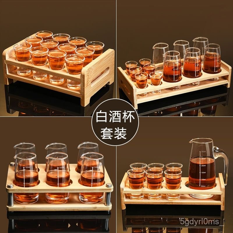 EGL6 Bộ ly rượu vang trắng, ly rượu vang, chia ly, ly đạn, ly rượu vang nhỏ, chia ly, bình rượu vang