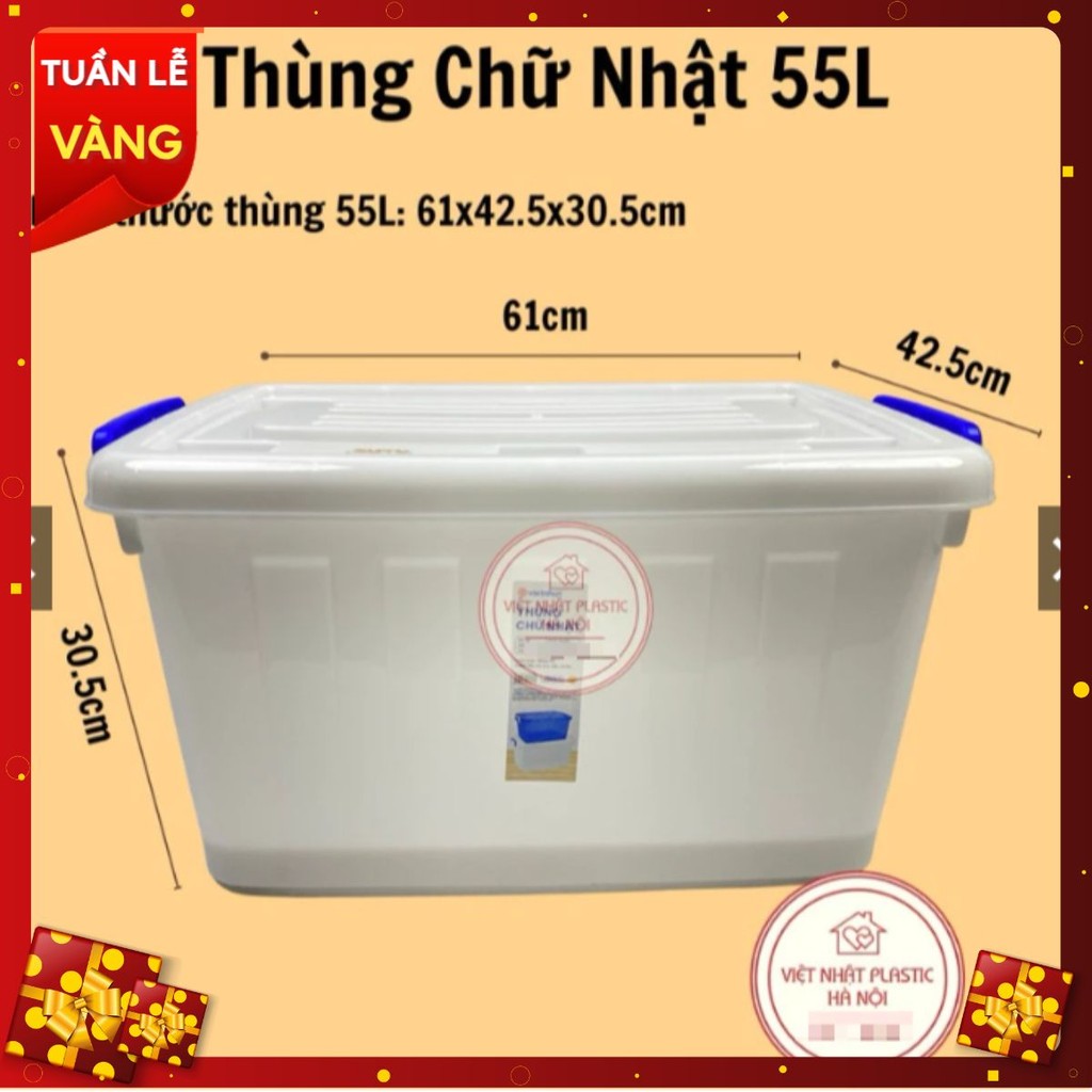 [hàng có sẵn] combo 3 thùng30L/ 55L, thùng nhựa 30L/55L CÓ BÁNH XE, THÙNG NHỰA QUỐC DÂN BÁN CHẠY.