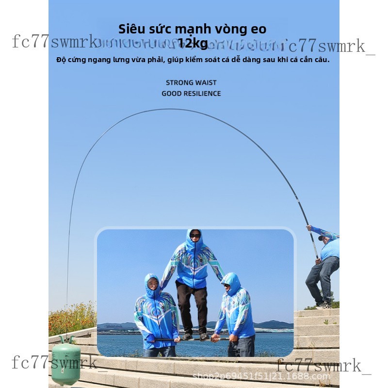 Cần câu cá Fuyu Mountain, cần câu cá lớn10H12H Cần câu Đài Loan phiên bản nhẹ, cần câu khổng lồ, cá 