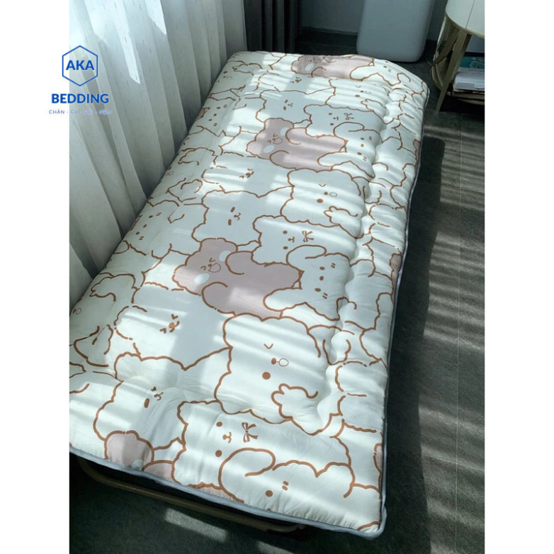 Đệm Topper 90x190cm dùng Văn Phòng Nệm đơn sinh viên tiện lợi êm mềm gọn nhẹ