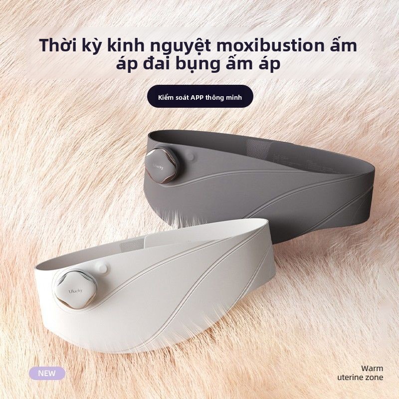 【Ulucky Băng màu xám】Đai bụng ấm cho phụ nữ, công cụ thần kỳ giảm đau kinh nguyệt, liệu pháp nhiệt ấ