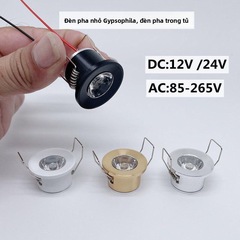 Mini led Đèn chiếu nhỏ3w Lỗ Mở2.8cm Tủ rượu phòng khách nhúng bầu trời sao đèn chiếu điểm Bull's Eye