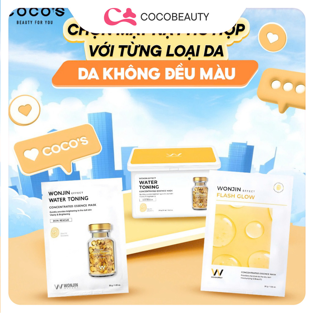 Mặt Nạ Wonjin Cấp Ẩm, Làm Dịu, Cung Cấp Collagen 27g/ 30g | BigBuy360 - bigbuy360.vn