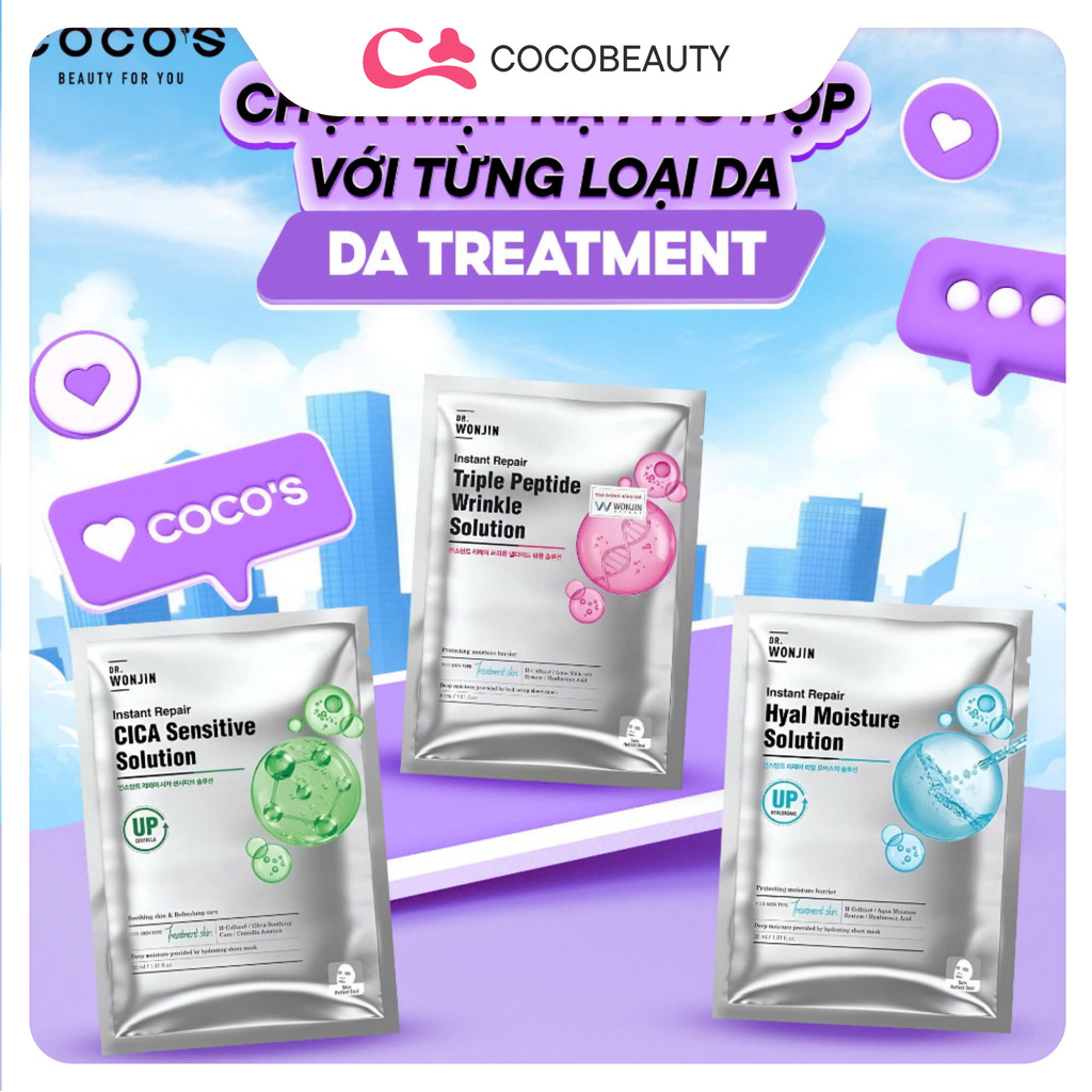 Mặt Nạ Wonjin Cấp Ẩm, Làm Dịu, Cung Cấp Collagen 27g/ 30g | BigBuy360 - bigbuy360.vn