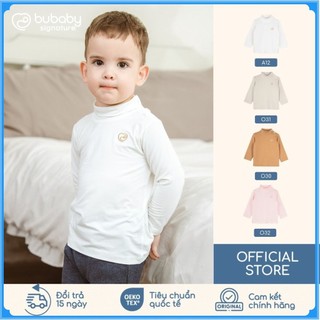    3M-24M  Áo dài tay cao cổ cài vai Bubaby Bambus BBB310903 | Quần áo BU Baby chính hãng 