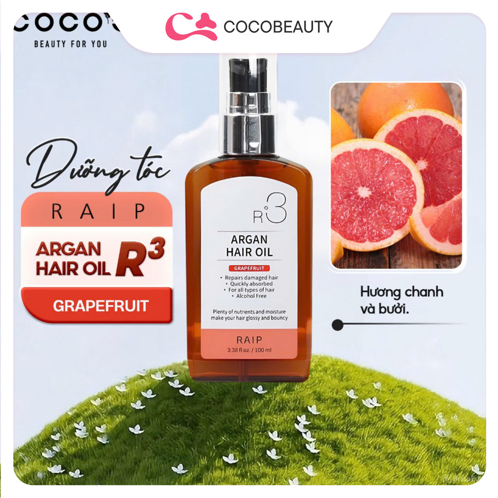 Tinh dầu dưỡng tóc Raip Argan Hair Oil R3 100ml | BigBuy360 - bigbuy360.vn