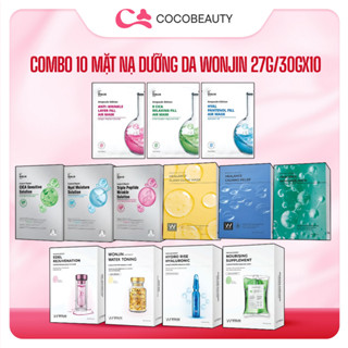 Combo 10 Mặt Nạ Wonjin Cấp Ẩm, Làm Dịu, Cung Cấp Collagen