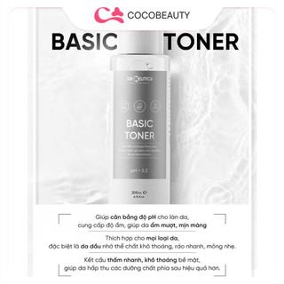 Nước Cân Bằng Da DrCeutics Basic Toner Nước cân bằng Làm Dịu Da 200ml