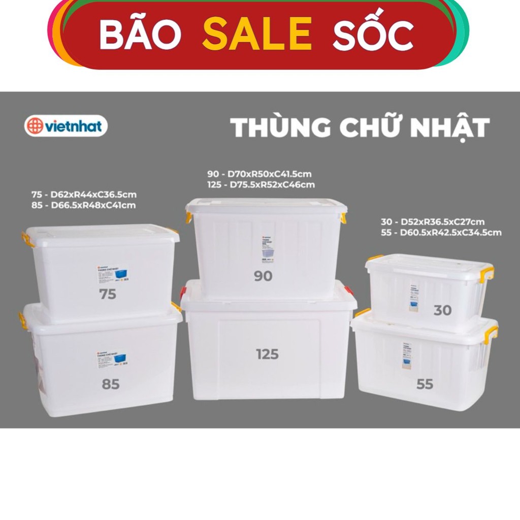 [mới nhất ]Thùng nhựa có nắp đựng 55l đồ có bánh xe Việt Nhật. 30l,55l Thùng nhựa đựng đồ ,bát đĩa,đ