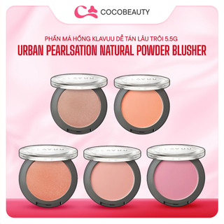 Phấn Má Hồng Dễ Tán Lâu Trôi Klavuu Urban Pearlsation Natural Powder Blusher 5.5g