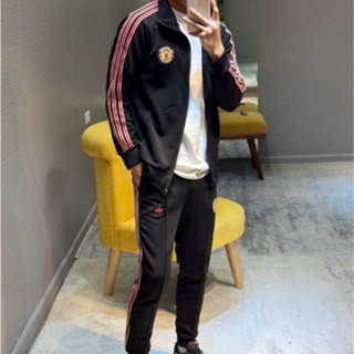  Bộ Quần Áo Nam CLB MU Thu Đông Cổ Đứng Form rộng WILL - Set Đồ Nam Nữ Clb Bóng đá Man ches tơ 