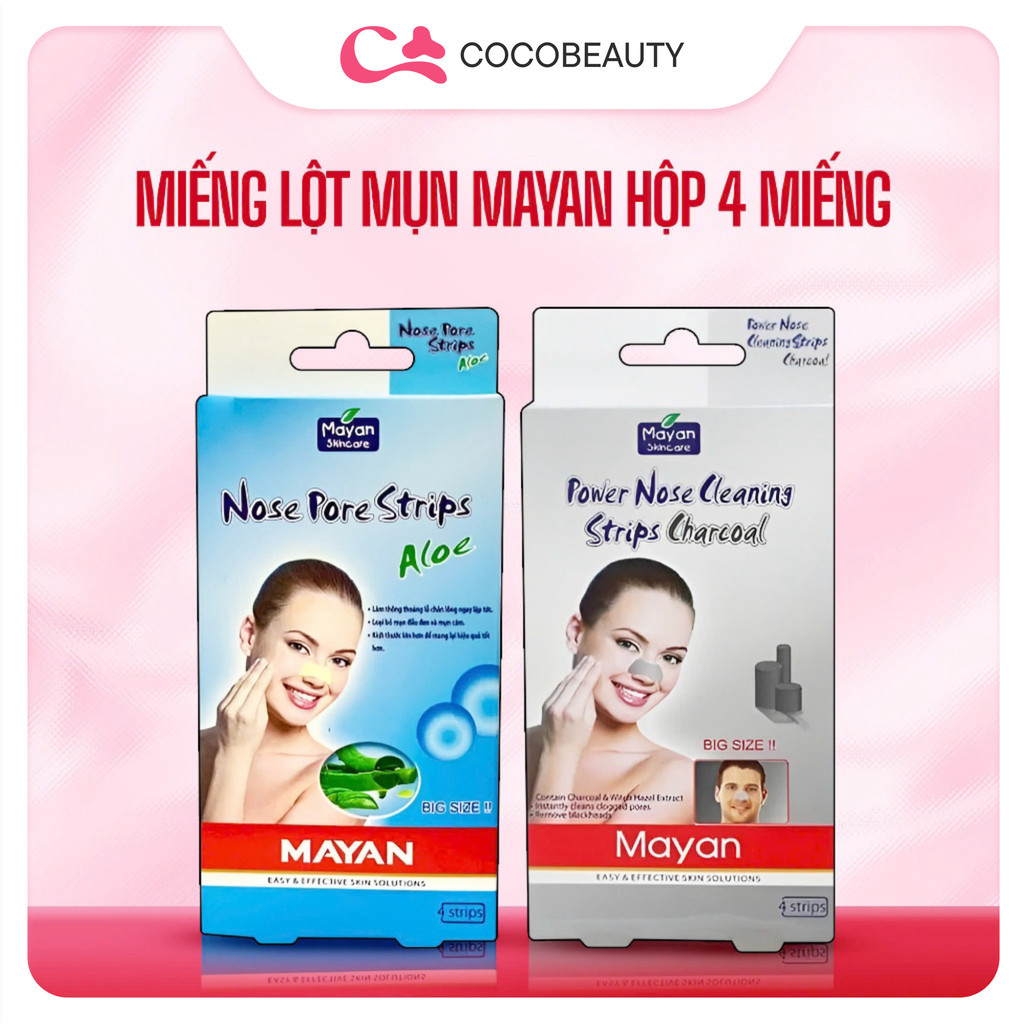 Miếng Lột Mụn Mayan Hộp 4 Miếng