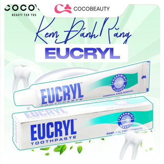 Kem Đánh Răng Tẩy Trắng Eucryl Toothpaste 62g