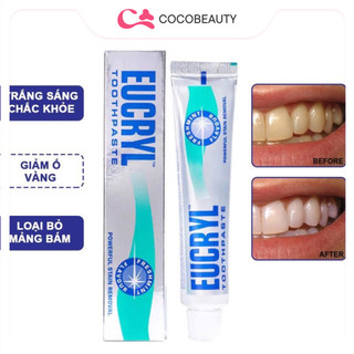 Kem Đánh Răng Tẩy Trắng Eucryl Toothpaste 62g