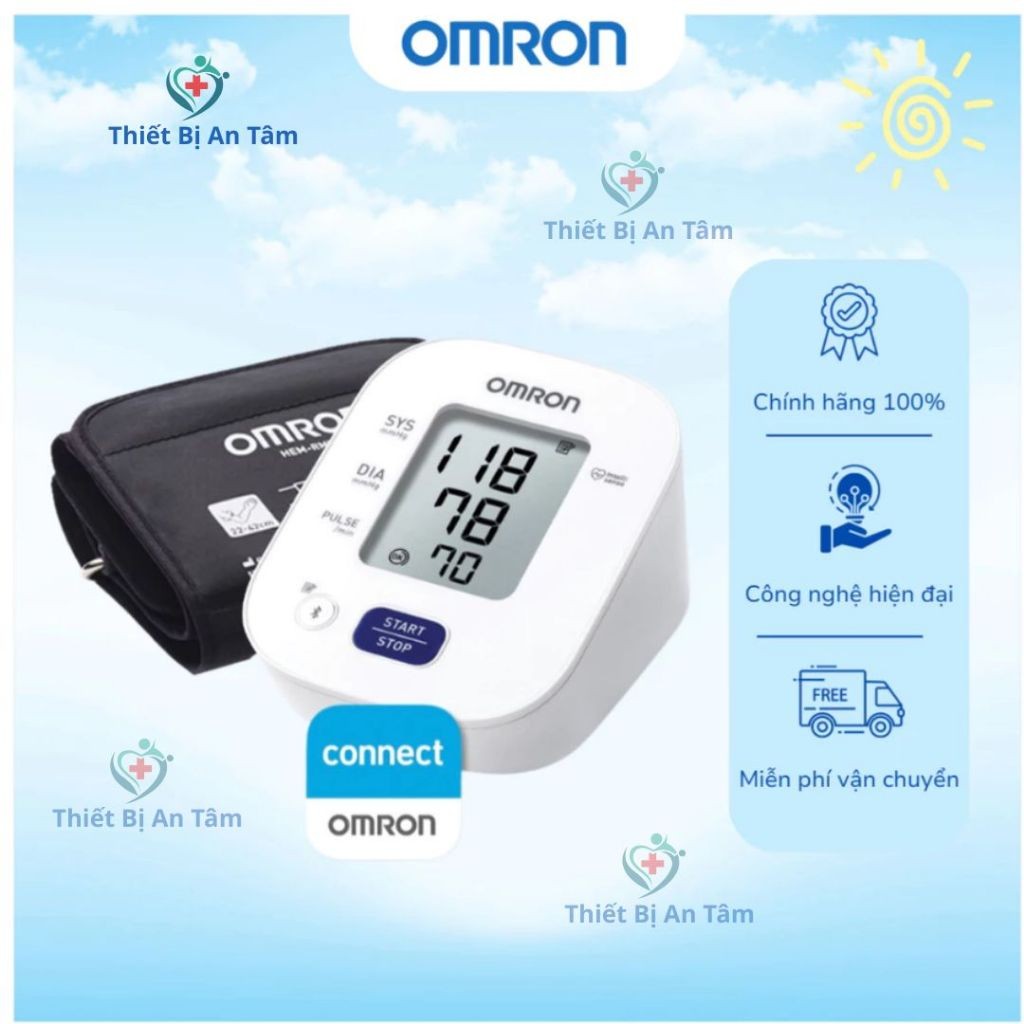 Máy Đo Huyết Áp OMRON HEM-7121 Chính Hãng, Cảnh Báo Nhịp Tim Bất Thường