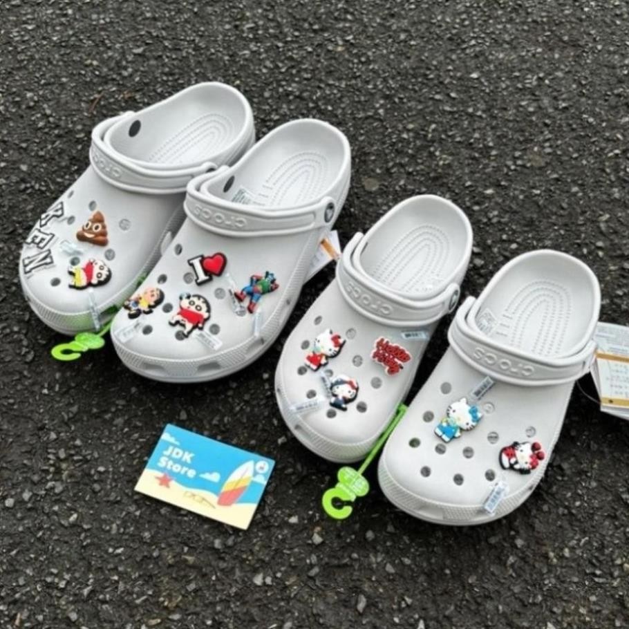 JDK Store_Dép Sục Màu Xám Nhạt 'Atmosphere'