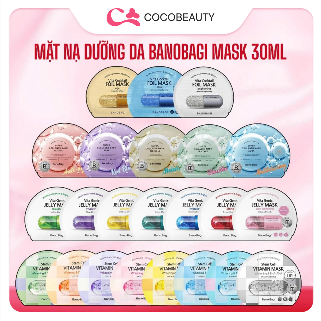 Mặt Nạ Dưỡng Da Banobagi Vita Genic Jelly Mask 30ml