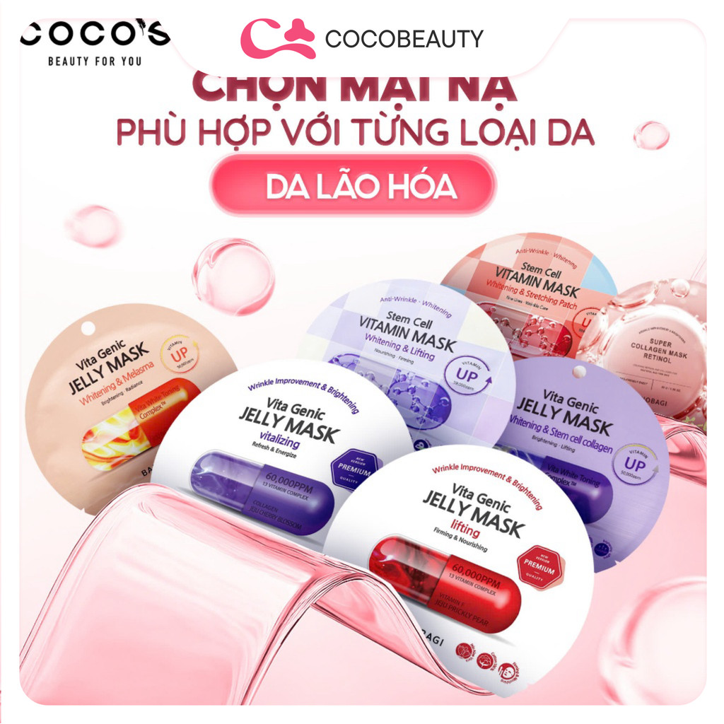 Mặt Nạ Bổ Sung Vitamin thần thánh Victa Genic BANOBAGI 30ml | BigBuy360 - bigbuy360.vn
