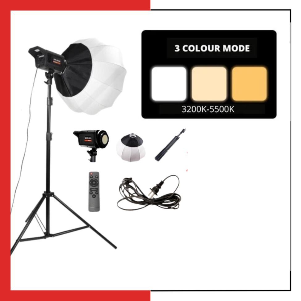 Đèn Chụp Studio Hình Cầu Bediro BD-400S chiếu sáng Studio chụp ảnh livestream và quay video