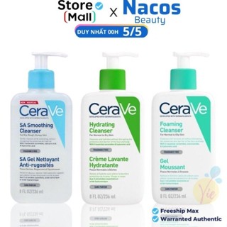  Sữa Rửa Mặt CERAVE Foarming & Hydrating Facial Cleanser Sạch Sâu Dưỡng Ẩm 236ML 473ML 