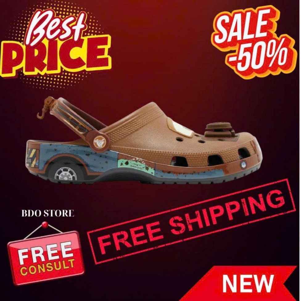 Dép Crocs Mater Cars phiên bản giới hạn