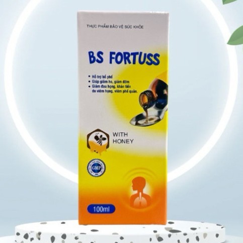 [CHÍNH HÃNG] SIRO BS FORTUSS 100ml giảm ho, long đờm, giảm đau họng hiệu quả