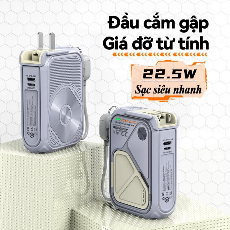 Sạc Dự Phòng,Củ Sạc Nhanh Chính Hãng , Hỗ Trợ Sạc Không Dây,Củ Sạc có chứng nhận CCC, Tháng PD22.5W SP01 | BigBuy360 - bigbuy360.vn