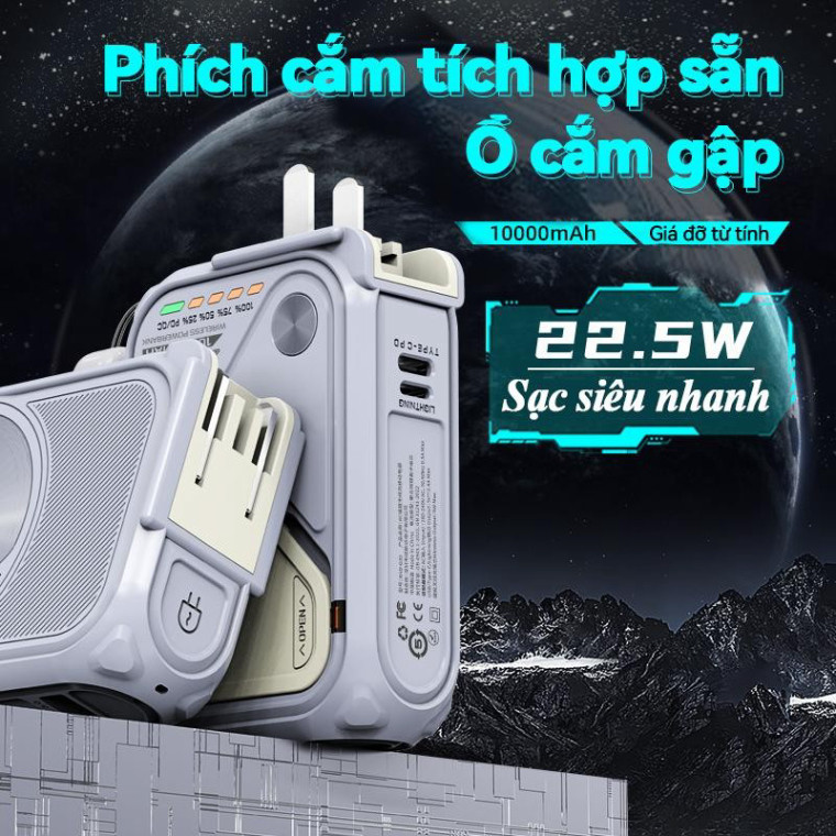 Sạc Dự Phòng,Củ Sạc Nhanh Chính Hãng , Hỗ Trợ Sạc Không Dây,Củ Sạc có chứng nhận CCC, Tháng PD22.5W SP01 | BigBuy360 - bigbuy360.vn