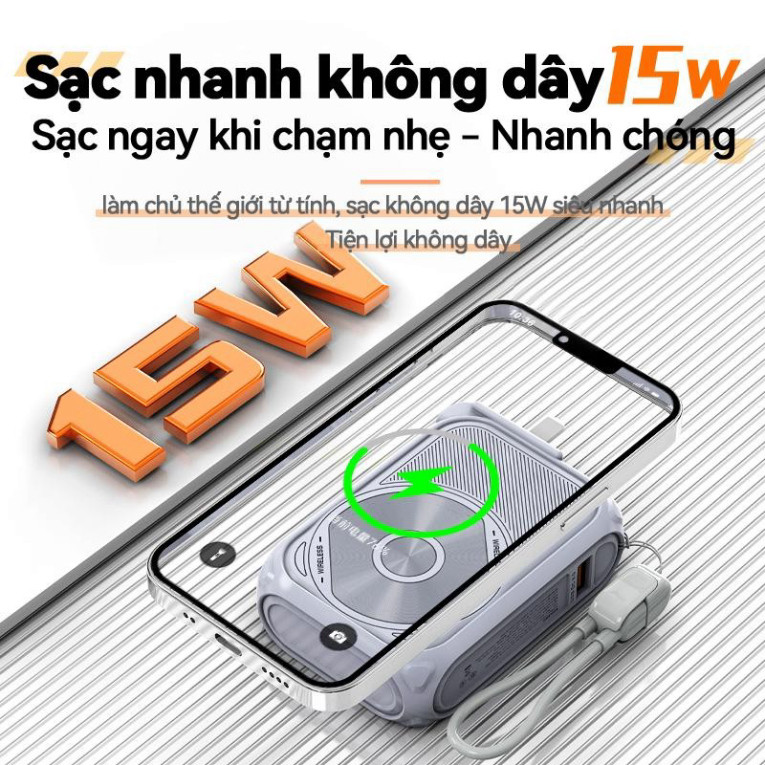 Sạc Dự Phòng,Củ Sạc Nhanh Chính Hãng , Hỗ Trợ Sạc Không Dây,Củ Sạc có chứng nhận CCC, Tháng PD22.5W SP01 | BigBuy360 - bigbuy360.vn