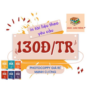 In tài liệu theo yêu cầu đồng giá 130đ/trang