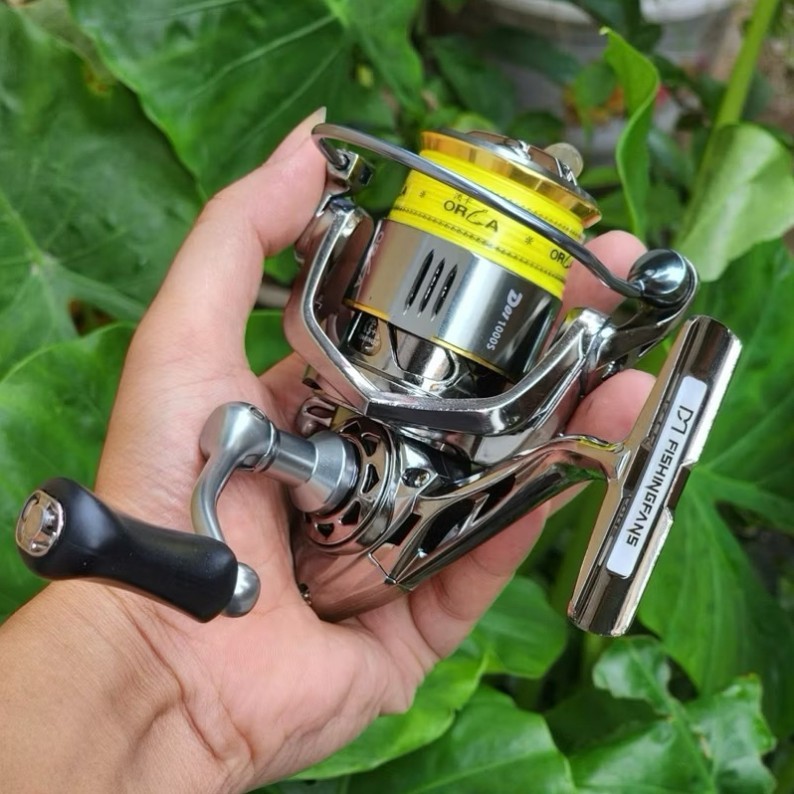 Máy Lure Đứng Cao Cấp Orca D01 Sẵn Dây PE Siêu Tiện Lợi- Máy Câu Cá, Máy Câu Dọc Cao Cấp, Chính Hãng