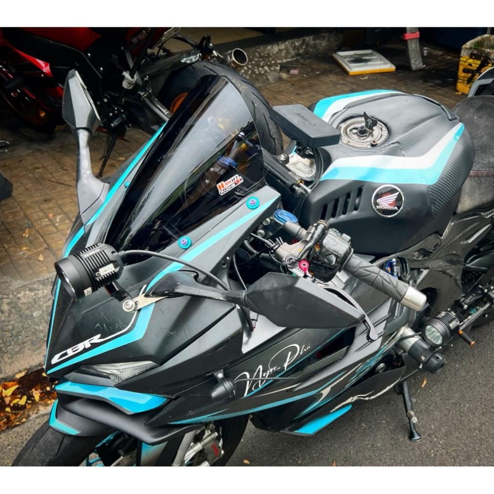 Kính Gió CBR250RR - kính thailand  CBR250 vòm cao Bubble High