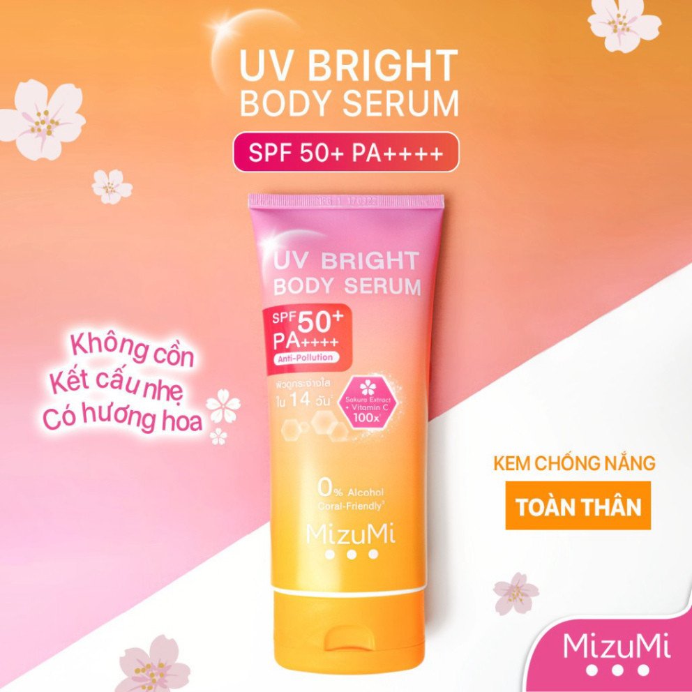 A  MizuMi Kem chống nắng UV Body Serum A