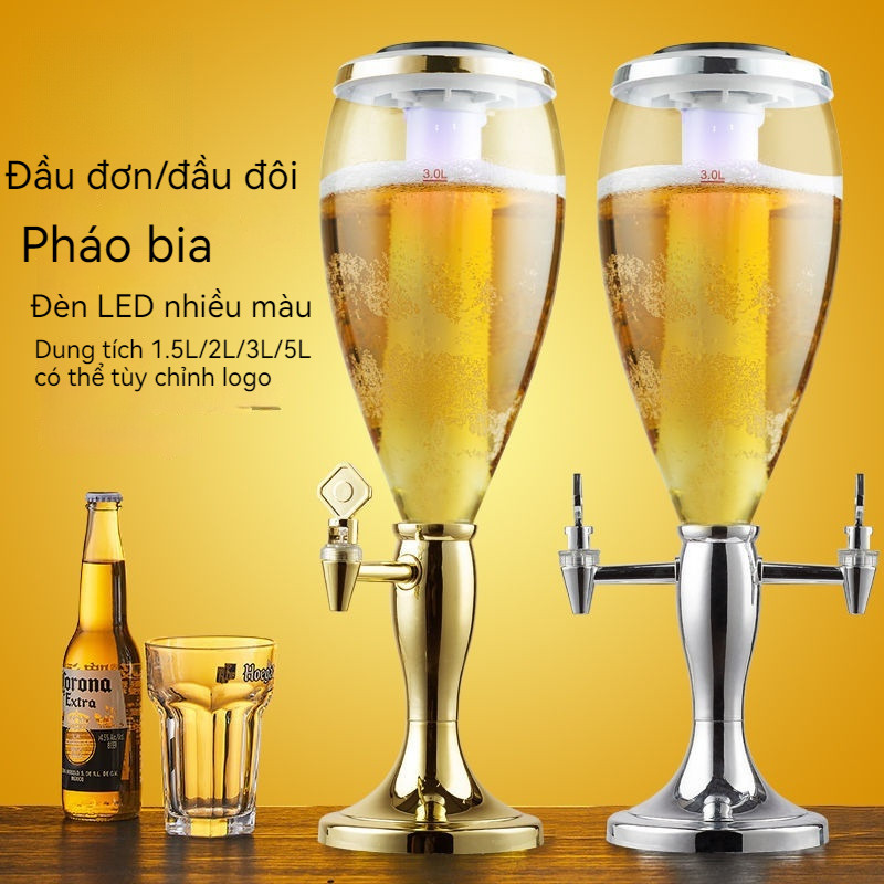 Thùng Coca-Cola phát sáng/Thùng bia dung tích lớn 3L/Thùng nước trái cây