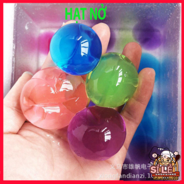 Chai 25000 Hạt Nở Đủ Màu Sắc Mềm Mịn, Dung Tích 100g/200g/500g Slime Slam Trong Suốt.