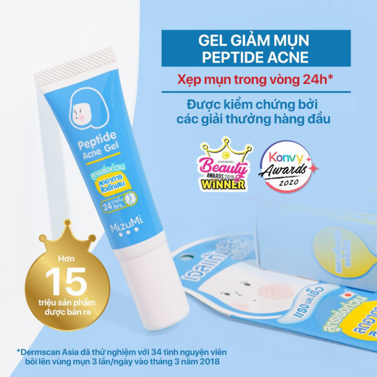 A  MizuMi Gel Bôi Mụn Peptide Acne Gel A