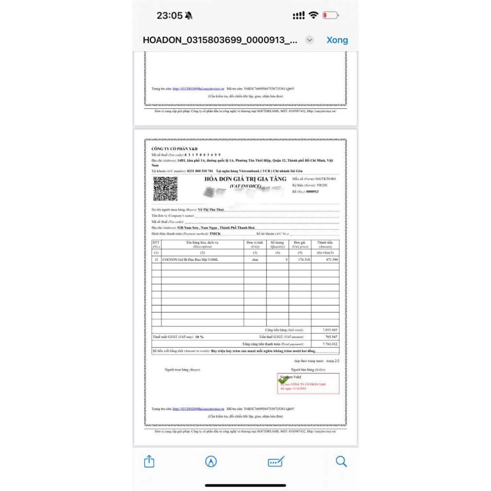 A  Tinh chất nghệ C22% vitamin C Cocoon giúp sáng da mờ thâm 30ml A