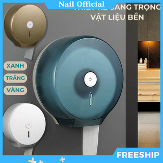 Hộp Đựng Giấy Vệ Sinh Nhà Tắm, Hộp Giấy Vệ Sinh Cuộn Lớn, Chất Liệu Nhựa Cao Cấp, Chống nước